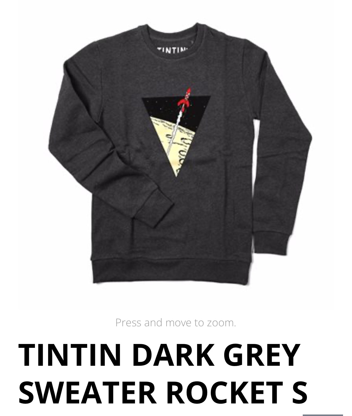 Tintin T jaune pull /  rocket /  homecoming