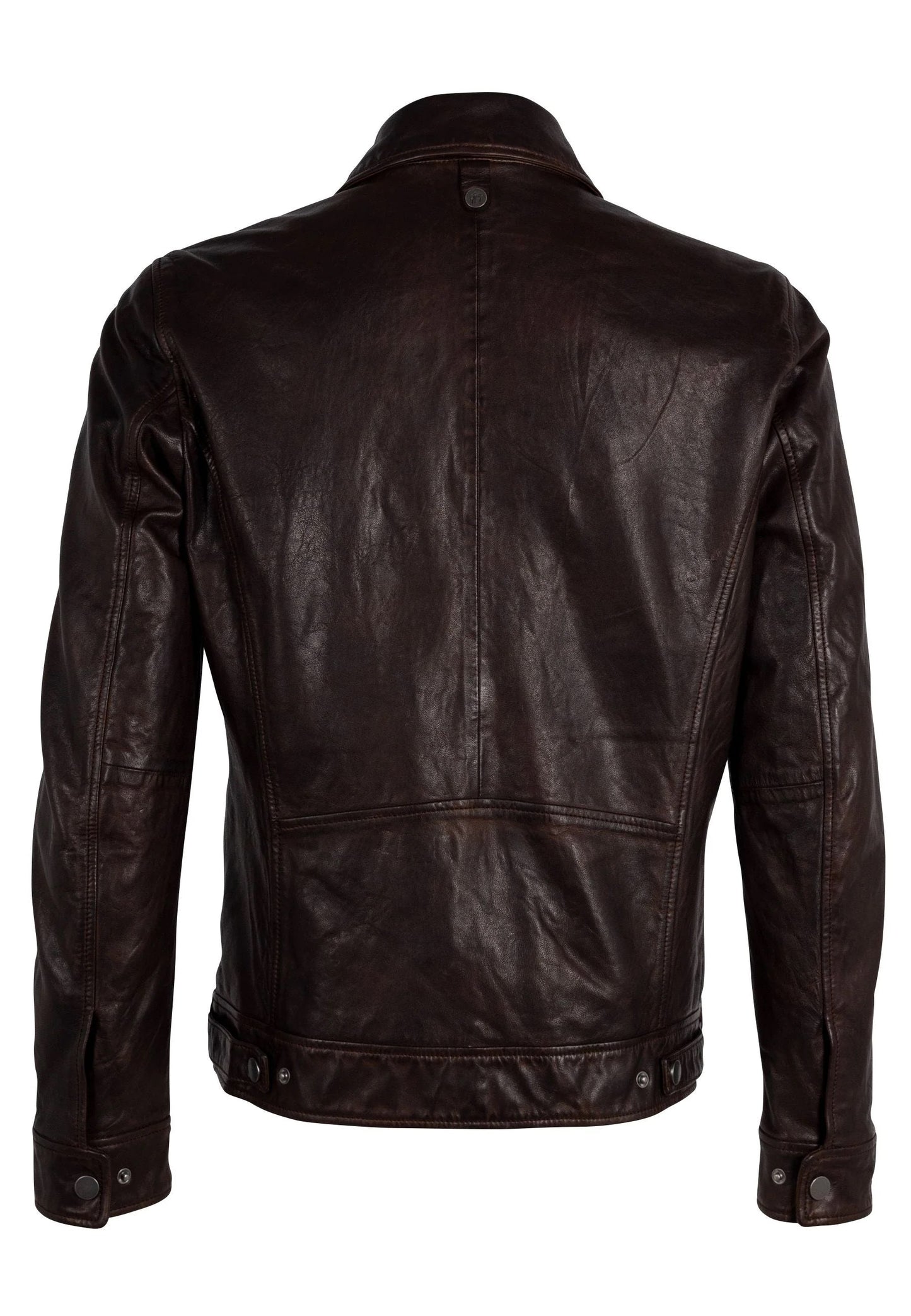 Berink CF Veste en cuir, Chestnut