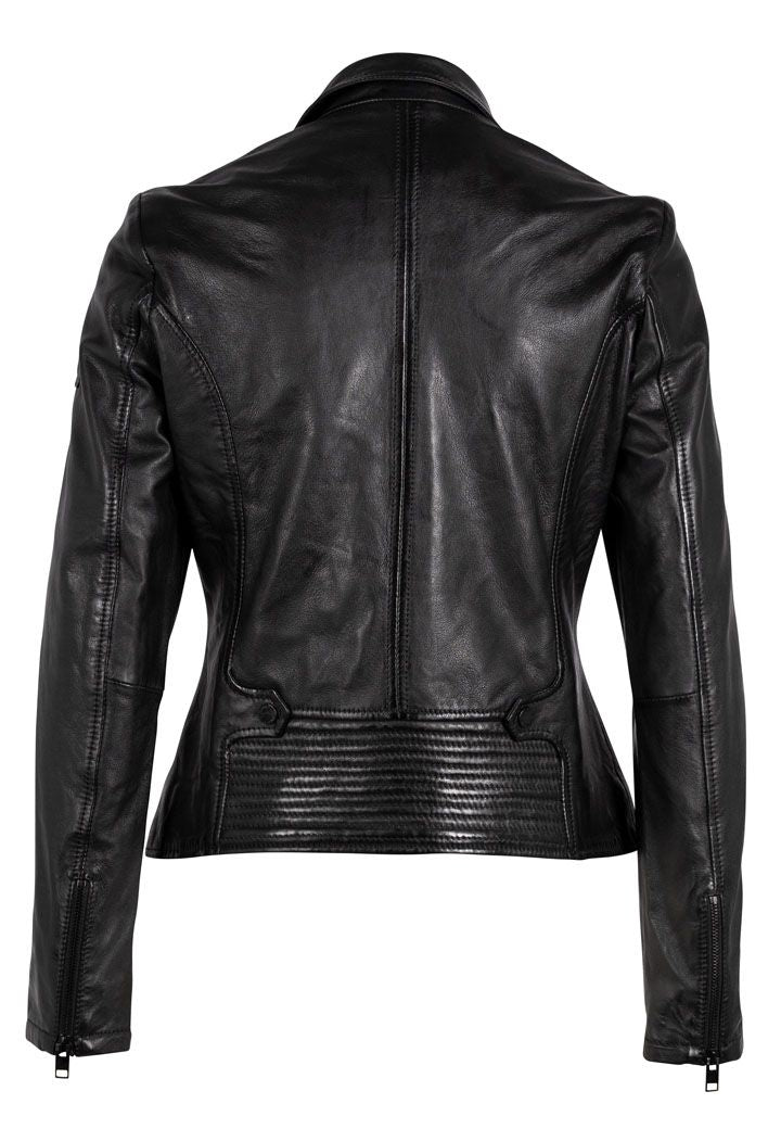 Else 2 RF Veste en cuir, Noir