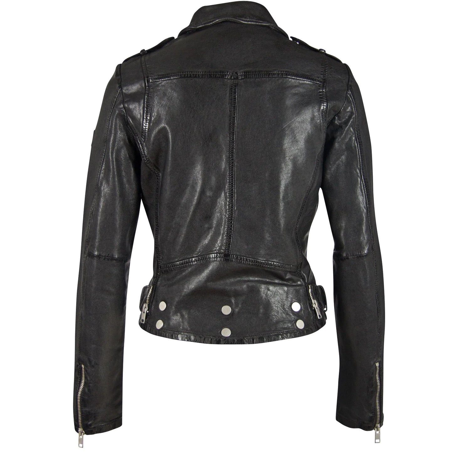Wild RF Veste en cuir, Noir