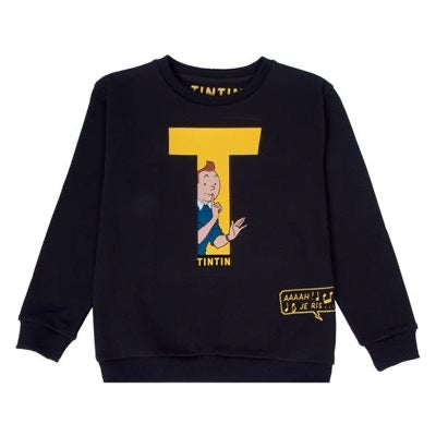 Tintin T jaune pull / ￼ rocket / ￼ homecoming