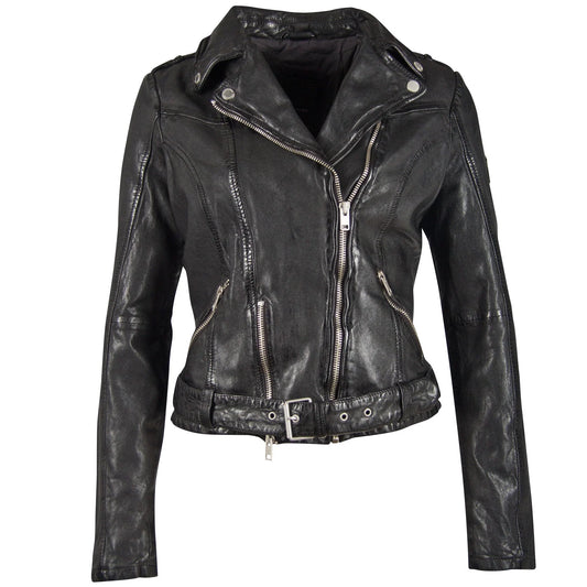 Wild RF Veste en cuir, Noir